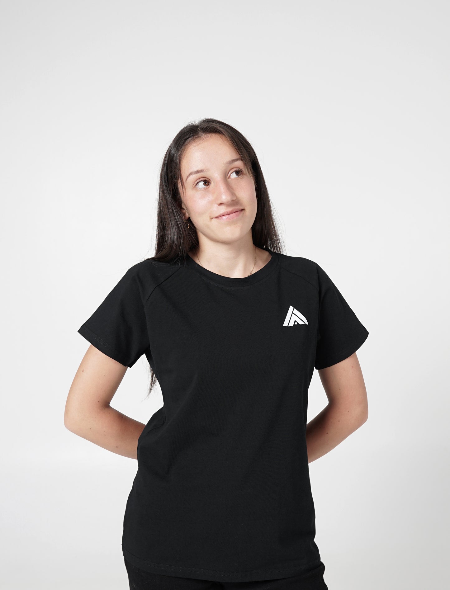 Women's Raglan T-shirt - Black - AmanAman Classic