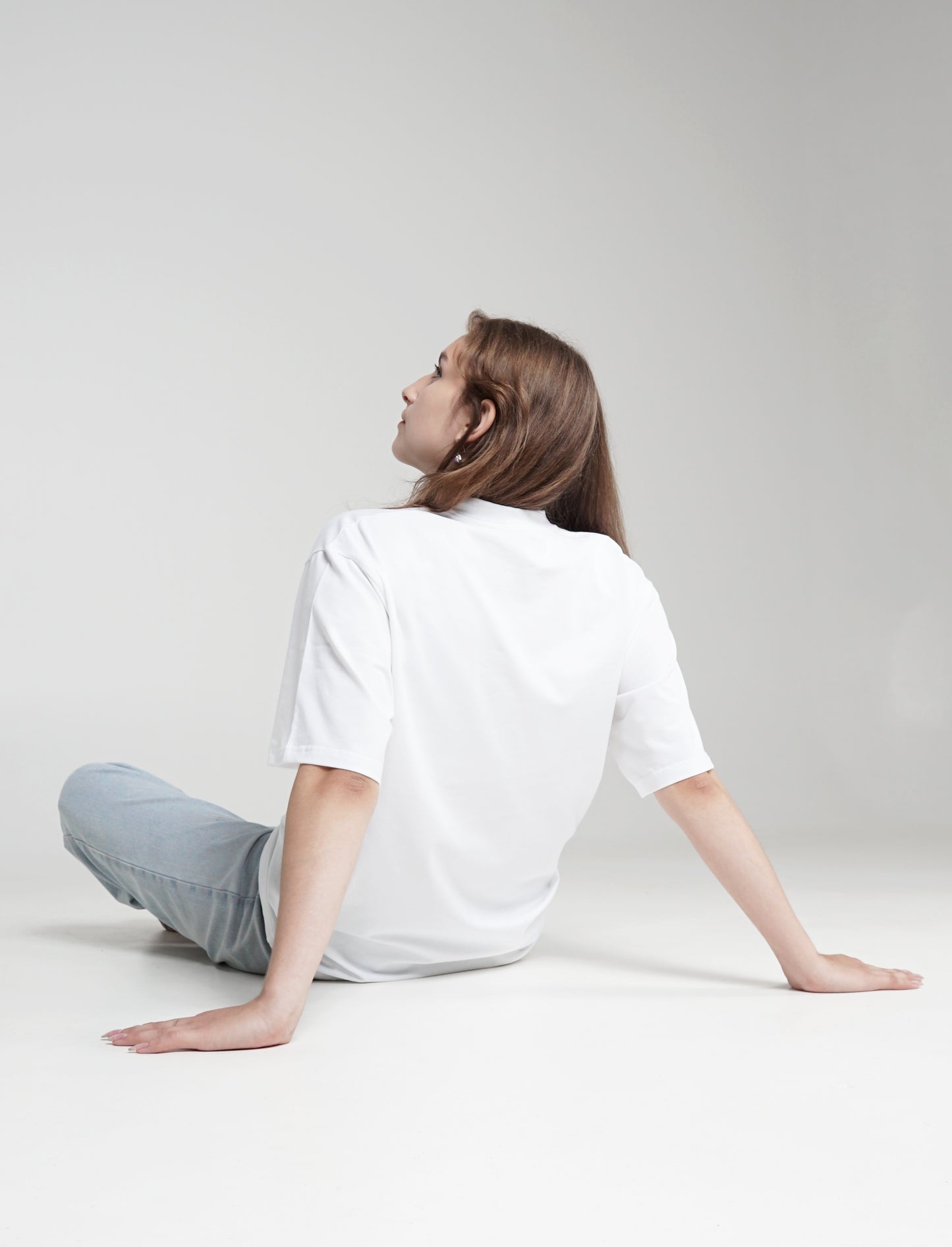 Unisex Oversize Basic T-shirt - White