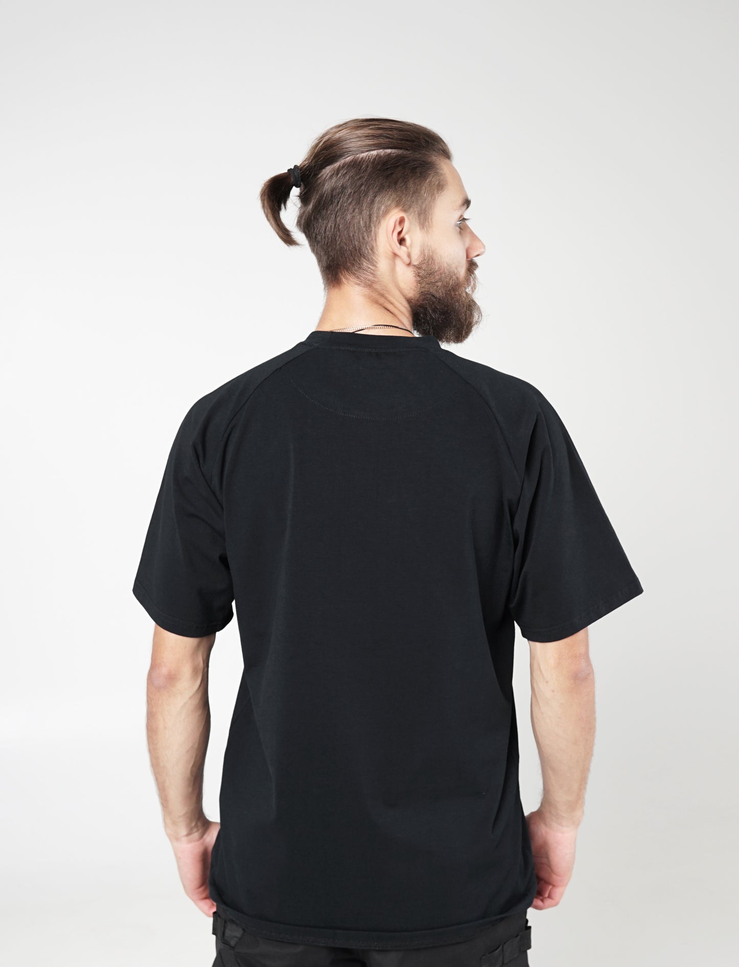 Unisex Oversize Raglan T-shirt - Black