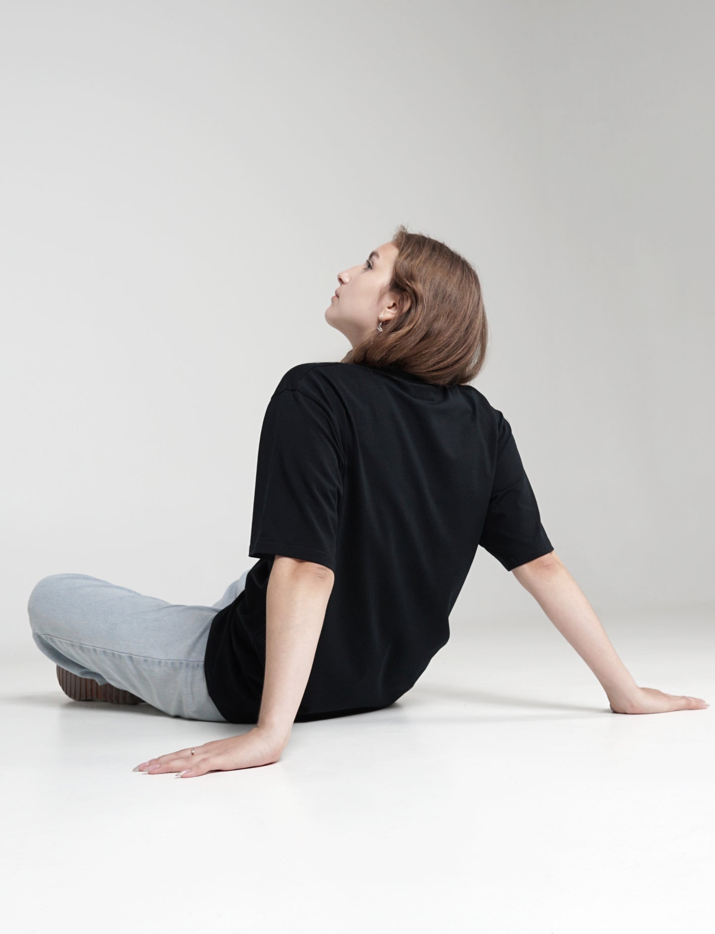 Unisex Oversize Basic T-shirt - Black