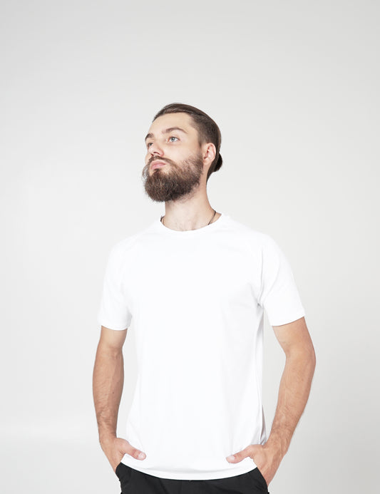 Men's Raglan T-shirt - White